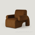 Fabric lounge chair for living room